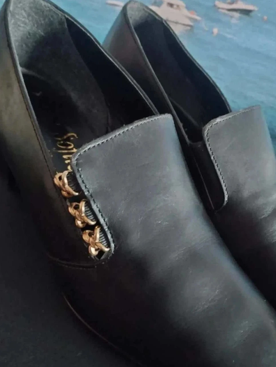 Black high-heeled shoes, Les Softies,Size 38 – photo 3